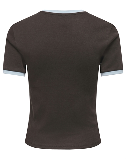 Only - ONLBina Short T-shirt - Chocolate Torte